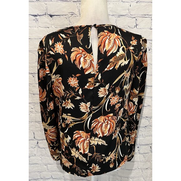 I.N.C International Concepts, Long Sleeve Polyester, Floral Top Blouse size smal - Picture 3 of 7